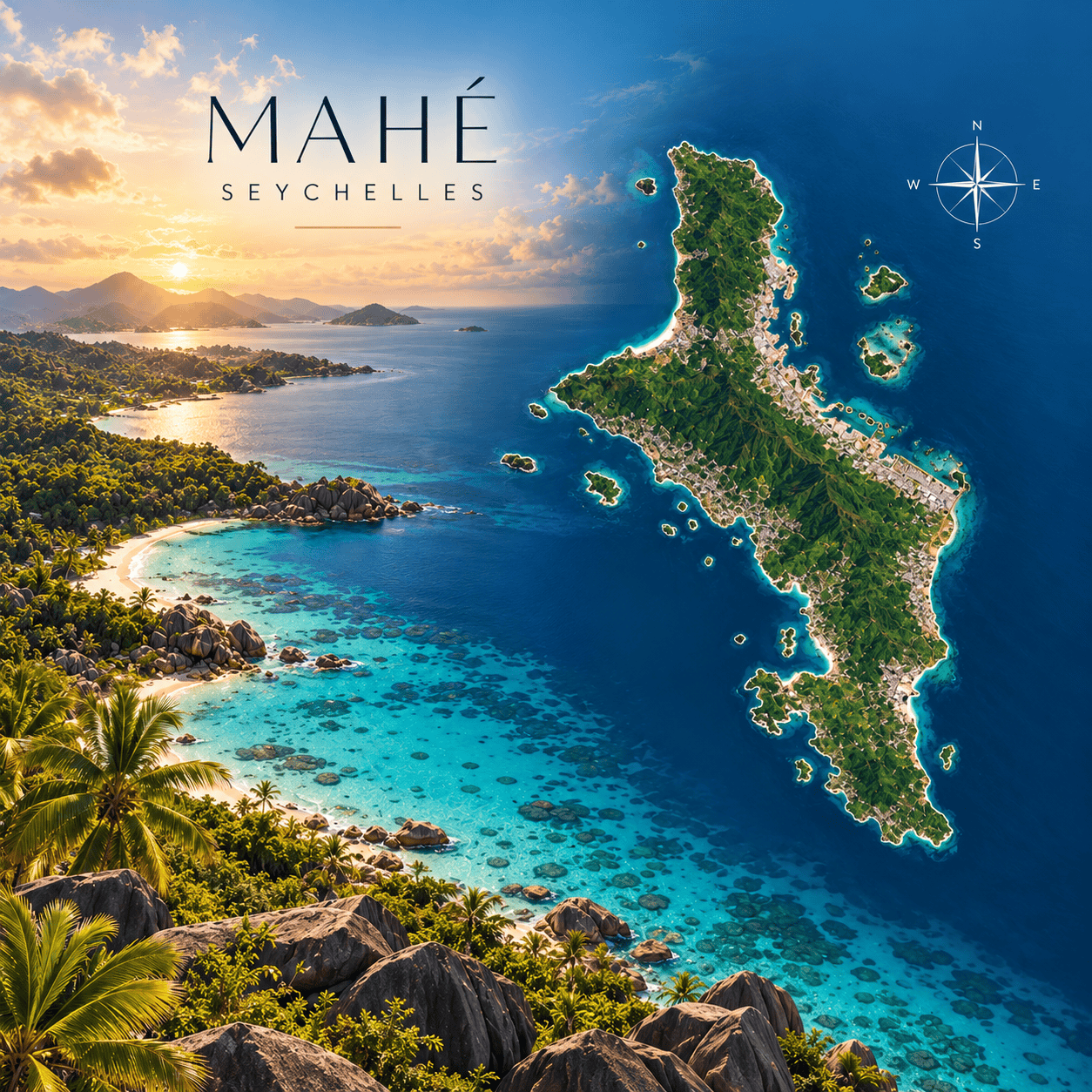Hochzeitspaket Seychellen auf der Insel Mahe